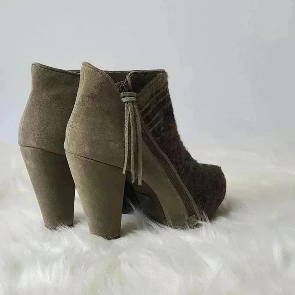Vogue Picante Aztec Chunky Platform Boots - 6 - Picture 5 of 13